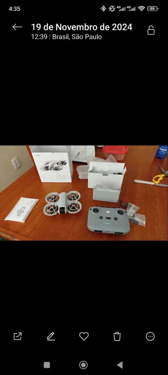Drone DJI Neo novo pouco uso combo  - Foto 3