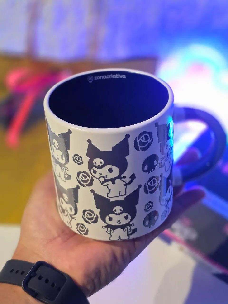 Caneca Kuromi Oficial - Foto 2