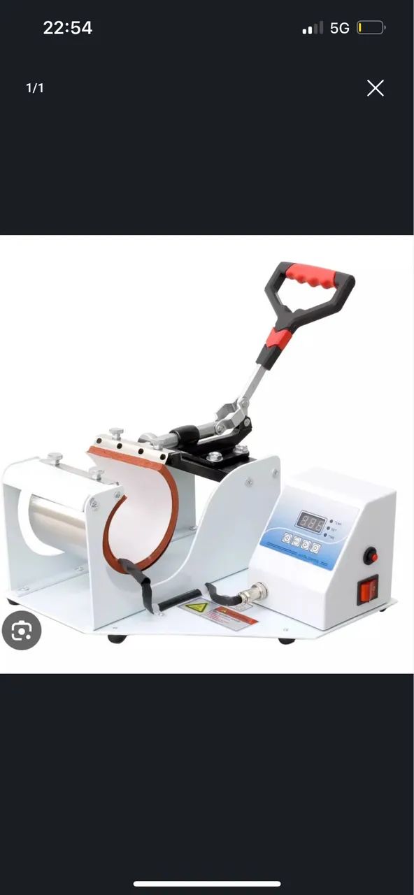 Prensa Térmica para sublimação Canecas 