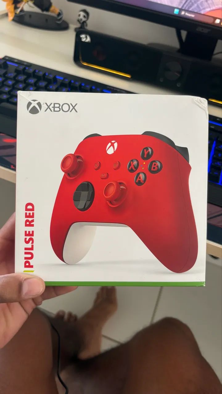 controle sem fio Xbox Wireless Controller - Pulse Red (Vermelho),m - Foto 2