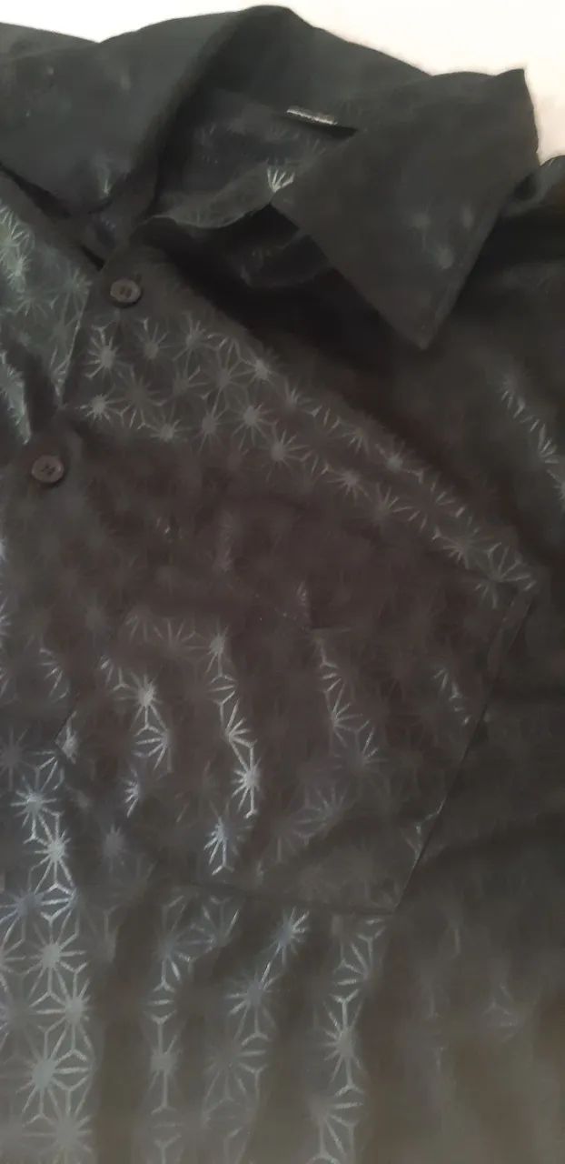 Camisa Tecido Indiano Tamanho G - Foto 2
