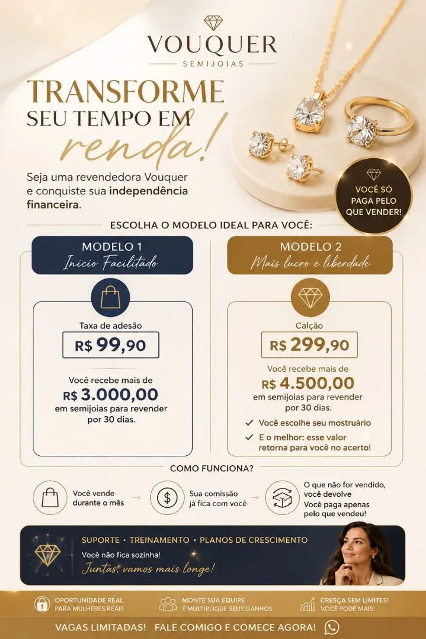 ? Formando Equipe de Mulheres Empreendedoras | Vouquer Semijoias  - Foto 2