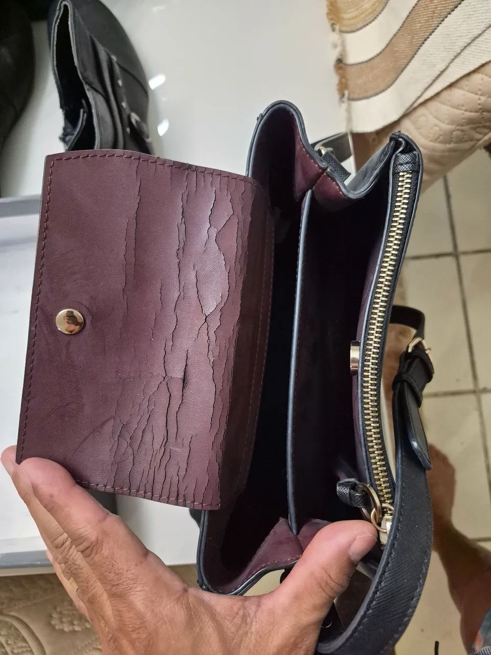 Bolsa Feminina Zara Basic - Foto 4