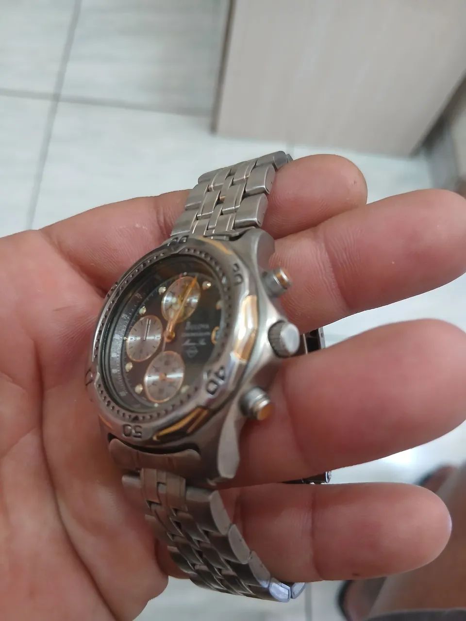 Relógio  bulova titânio top - Foto 3