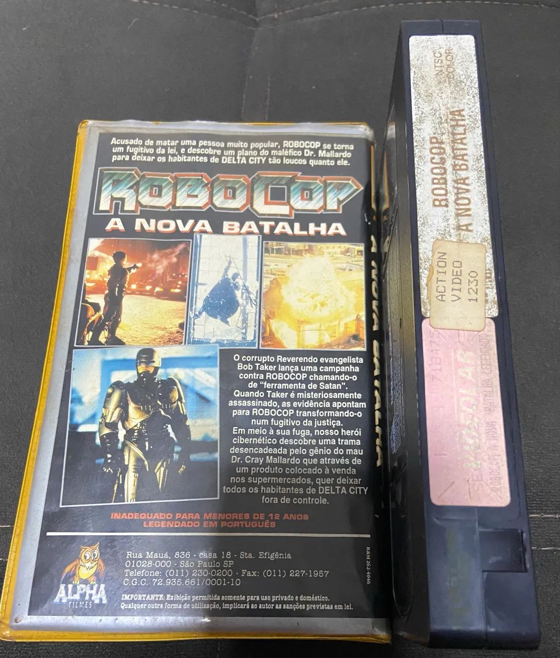 Fita VHS filme Robocop  - Foto 3