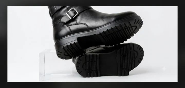 Bota feminina couro 