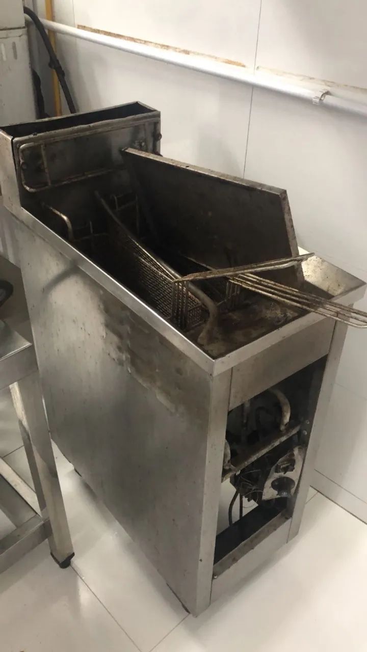 Fritadeira a gas com controlador eletrica de temperatura  - Foto 2
