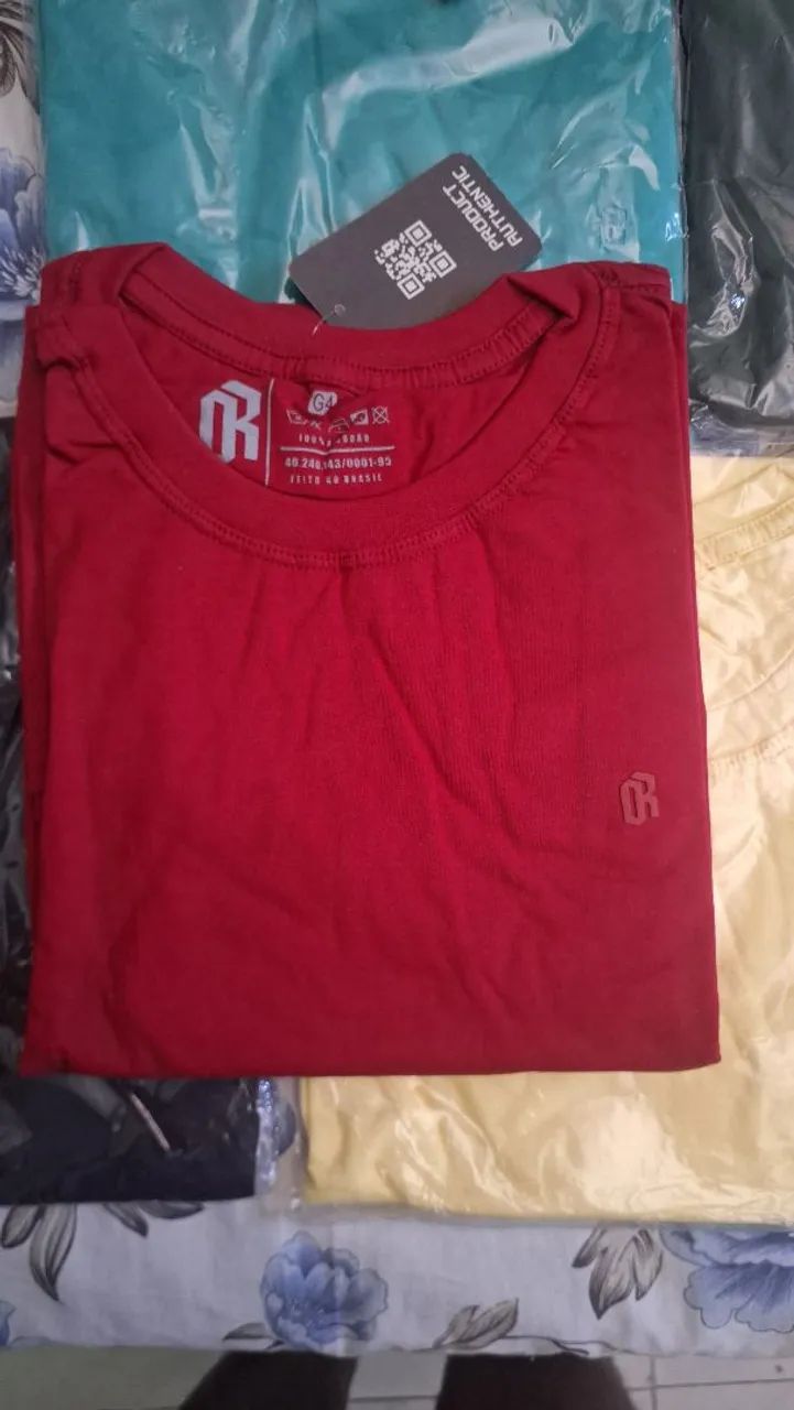 Kit 05 camisas plus size masculina G4 - Foto 4
