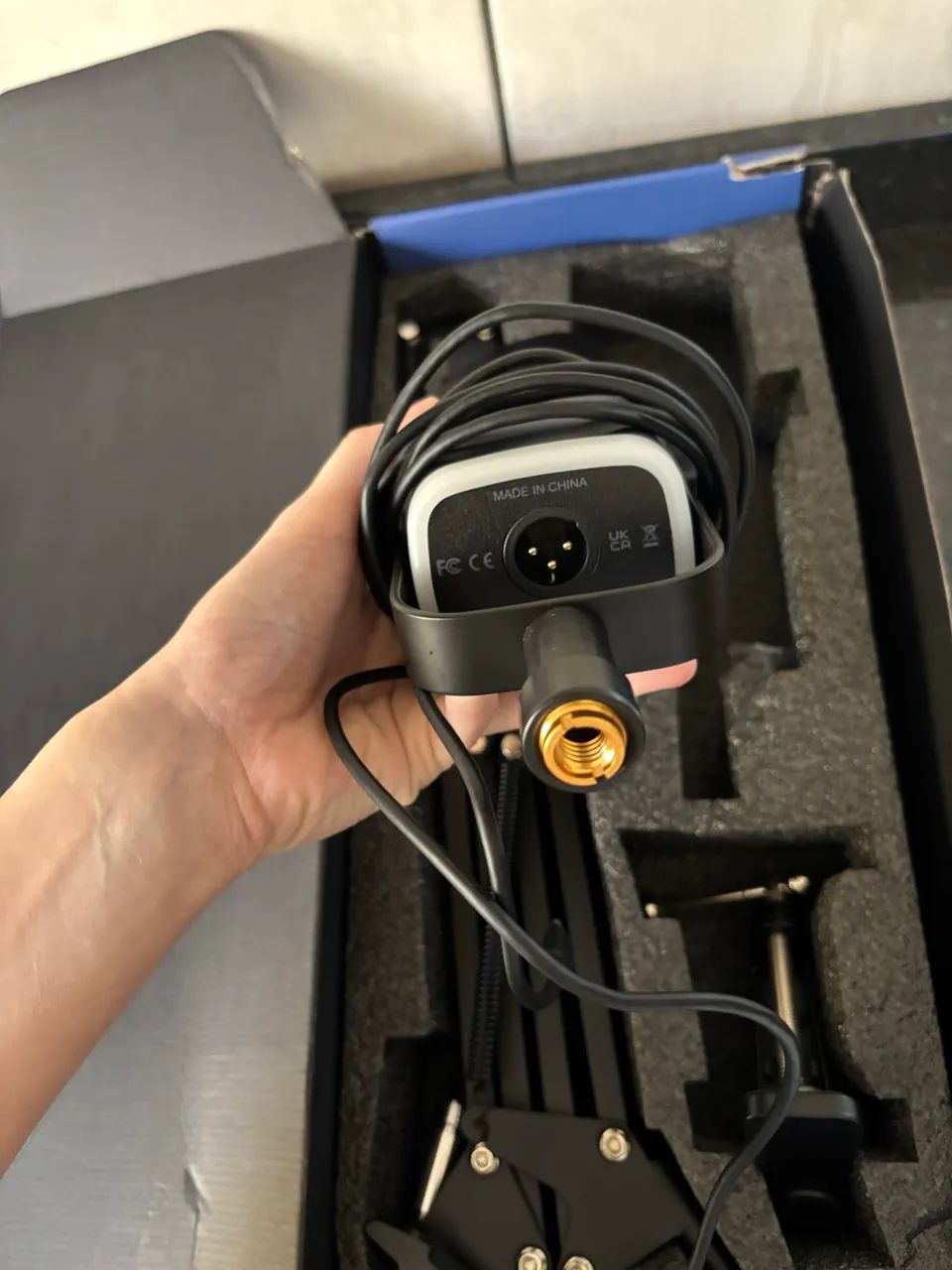 Microfone com isolamento de ruído nunca usado - Foto 6