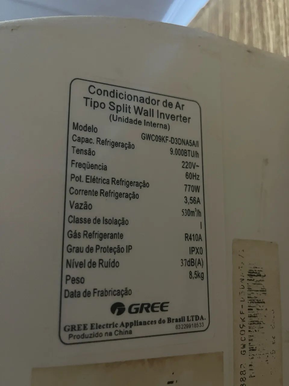 Gree Split Inverter de 9.000 BTU - Foto 2