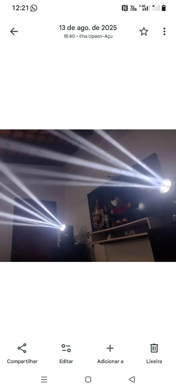 Kit 2 Moving Led Super Beam 100w Caleidoscopio - Foto 3
