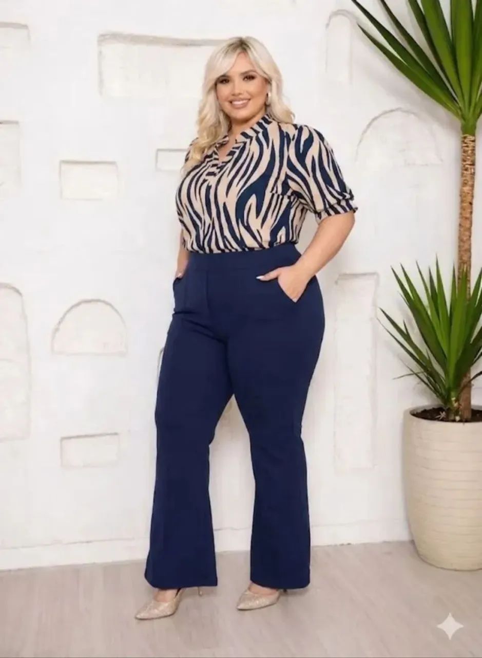 Calça Social Flare Plus Size  - Foto 3