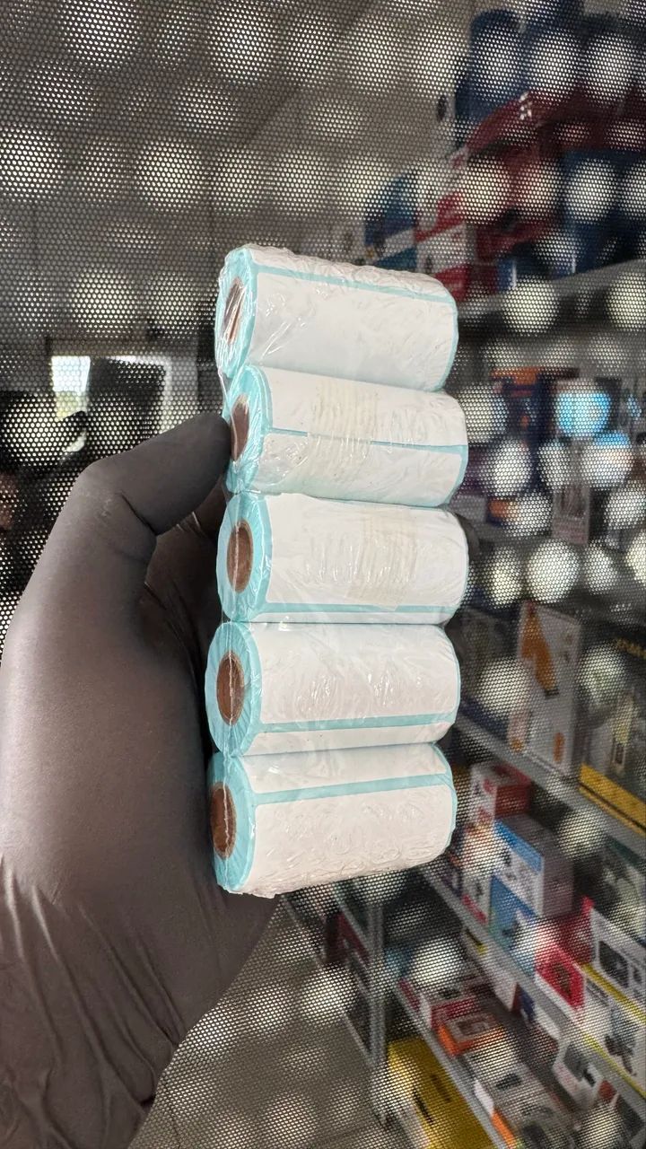 Bobina para impressora térmica etiqueta mini - Foto 2