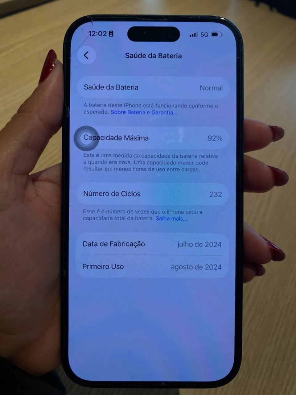 iPhone 15 128 GB - Impecável - R$ 2900 - Foto 3
