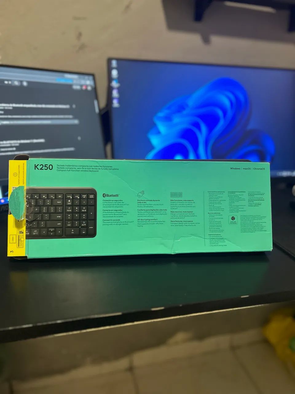 Teclado sem fio Logitech - Foto 2
