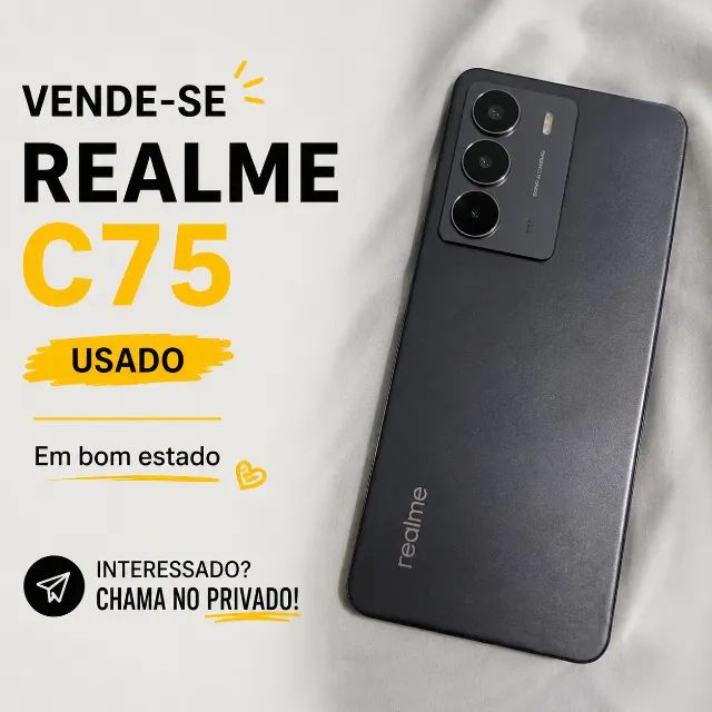 Celular realme c75 usado 