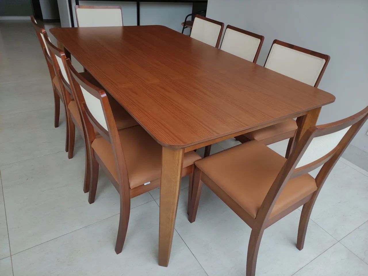 Mesa retangular de madeira  - Foto 2