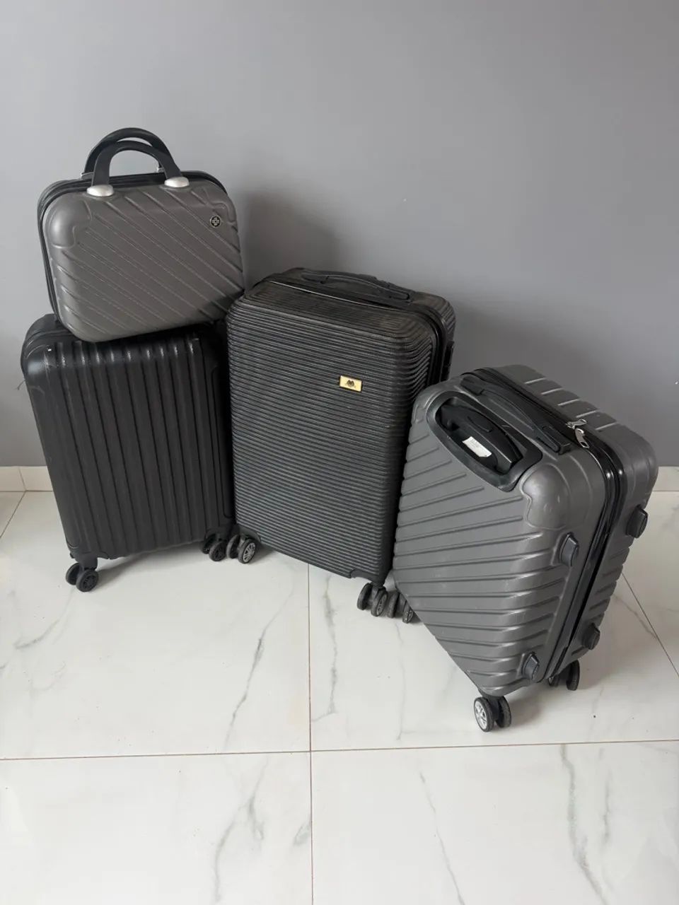 Malas em tamanhos variados
