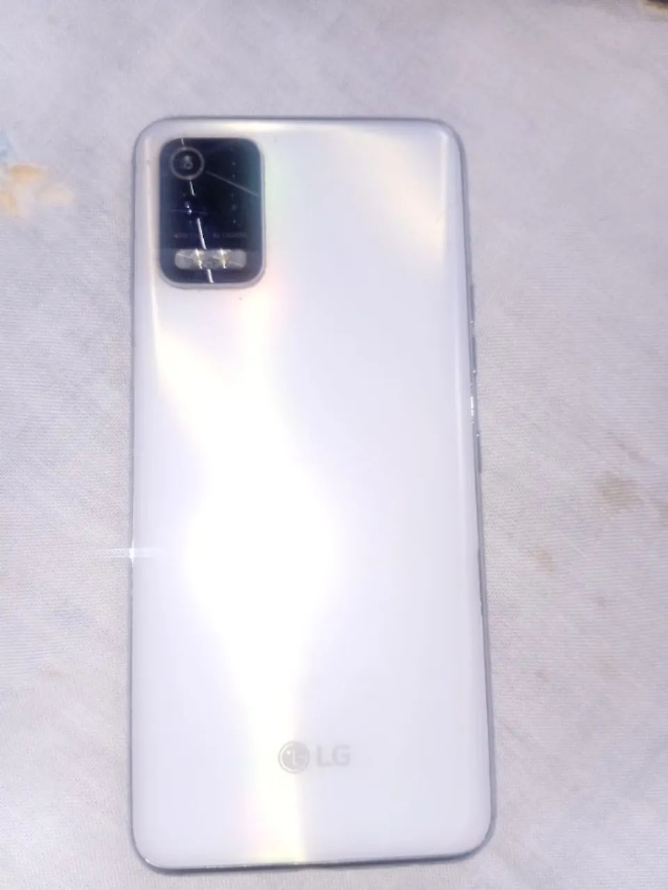 Celular lg k62+ 128gb branco