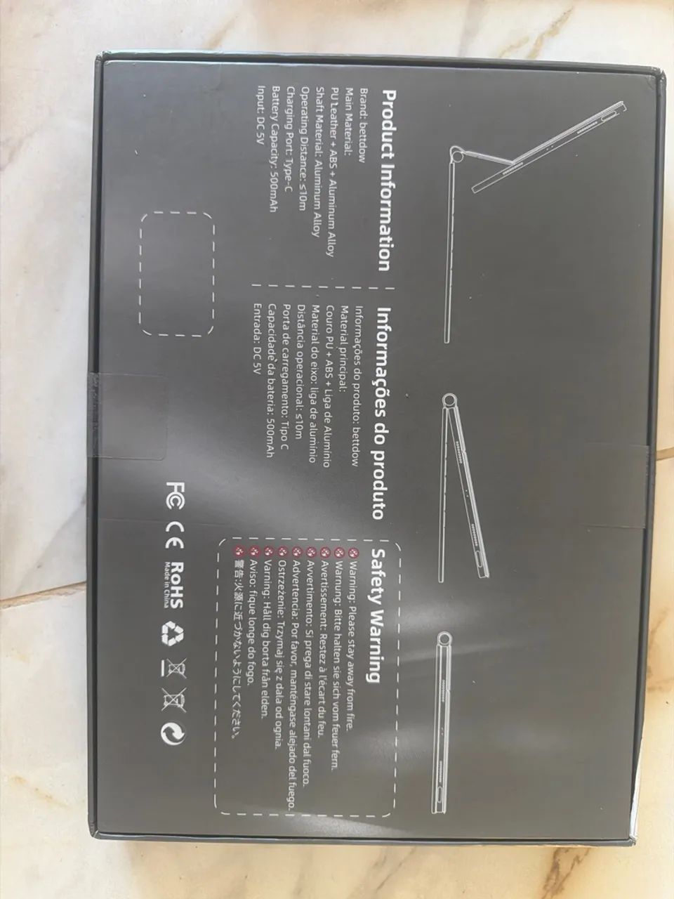 Capa com Teclado Magnético da Bettdow compatível com iPad de 11 e 10,9 polegadas - Foto 4