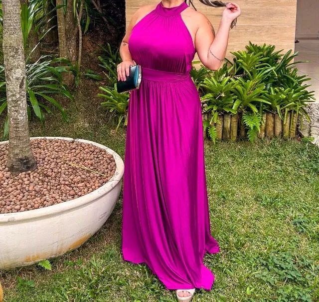 Vestido fúcsia 