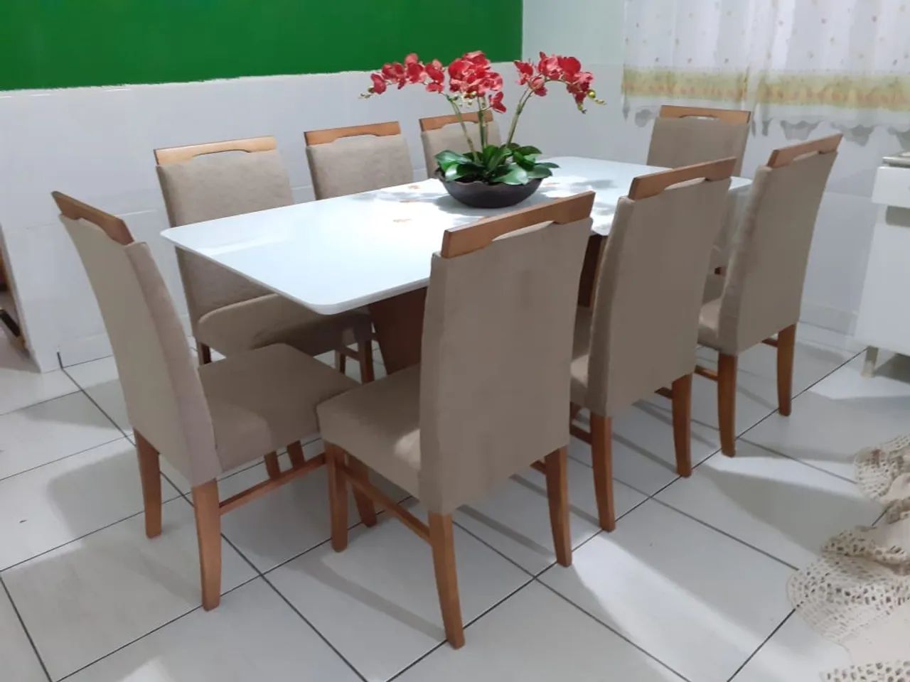 Mesa nova de madeira pronta entrega hoje 