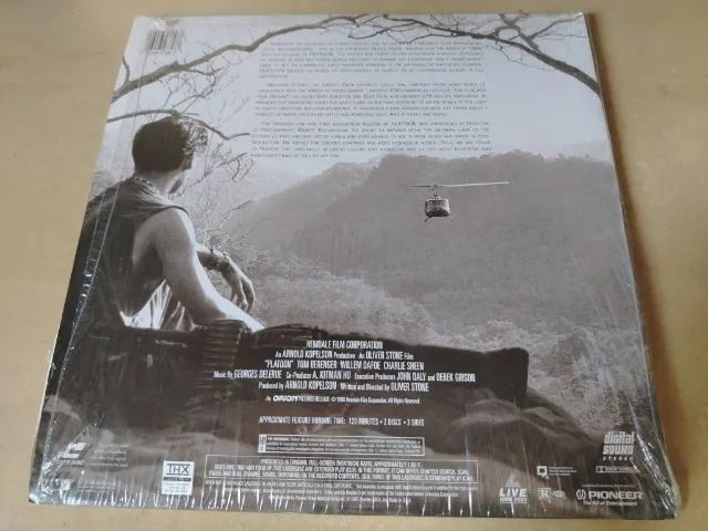 Platoon Laserdisc Filme Clássico Duplo - Foto 2