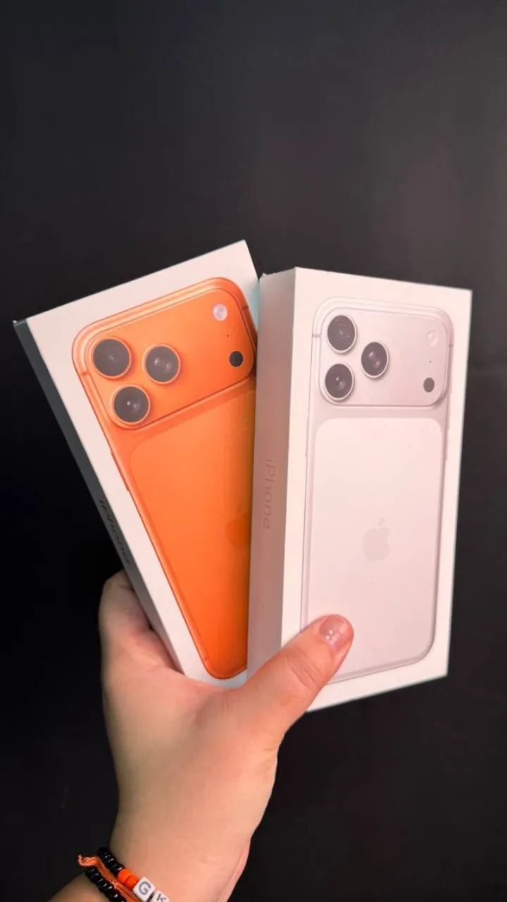 iPhone 17 pro LACRADO / BRANCO OU LARANJA
