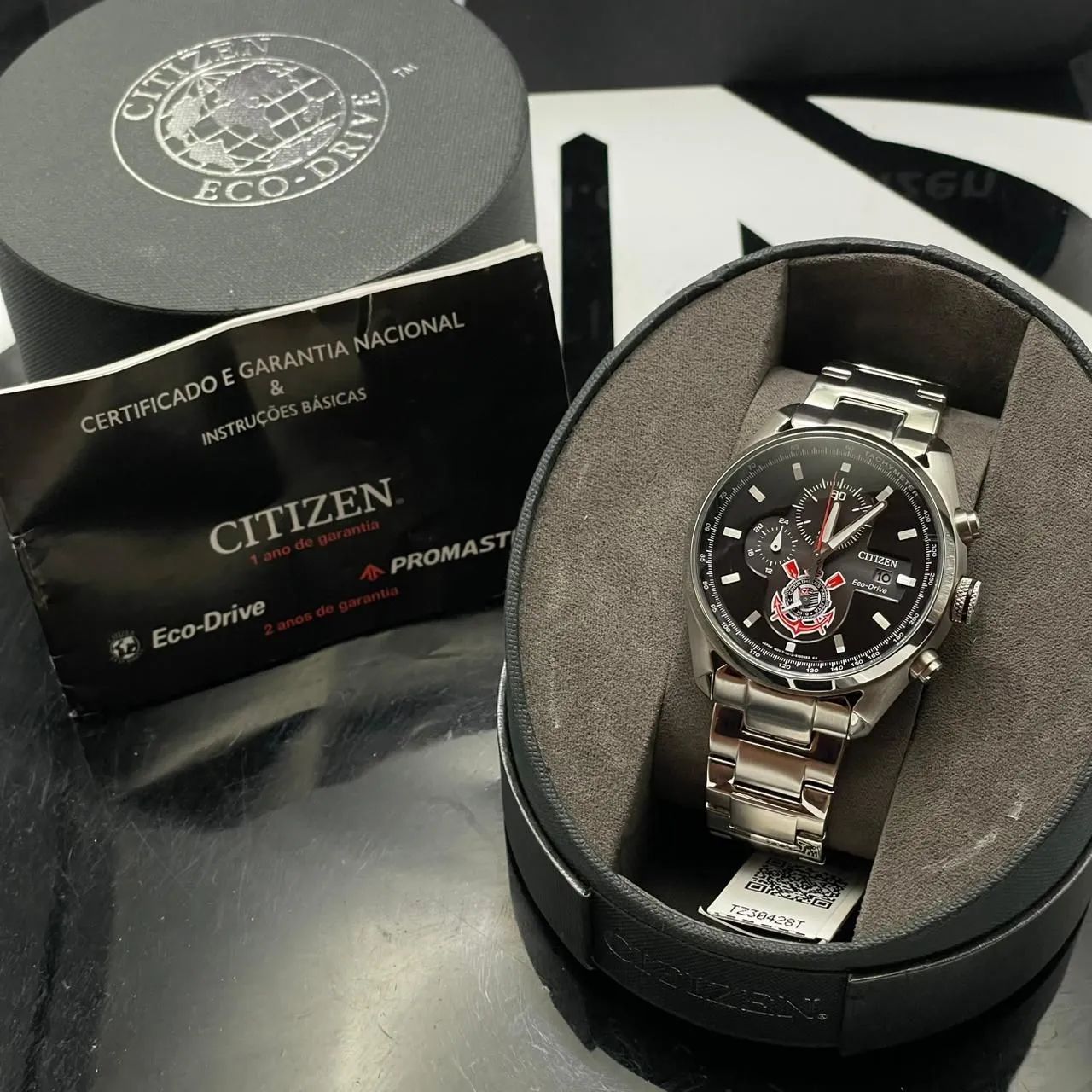 RELÓGIO CITIZEN ECO-DRIVE EDIÇÃO DE TIME - CORINTHIANS  - Foto 2