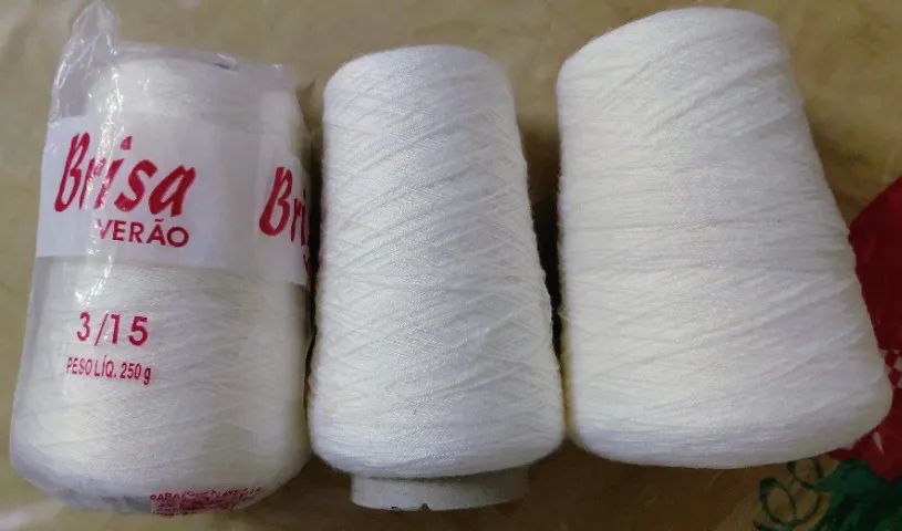 Kit com 3 Cones Brancos Brisa Verão