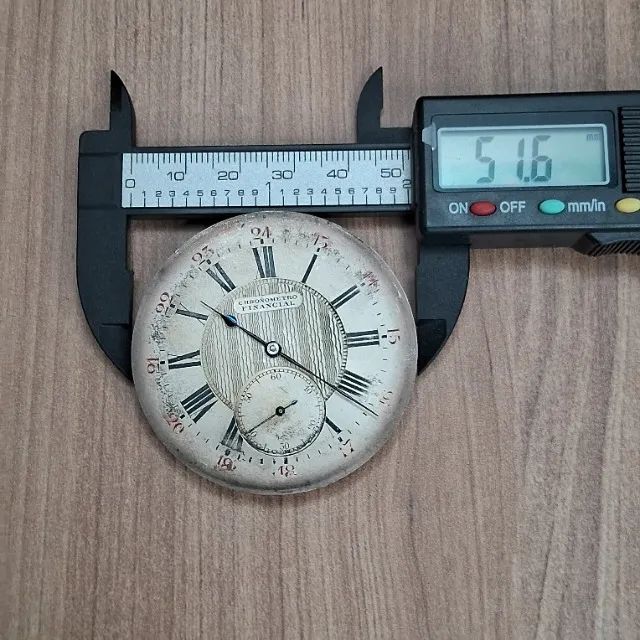  Relógio de bolso Maquina chronometro - Foto 5