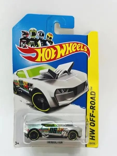 Miniatura Twinduction Hot Wheels 1/64 Prateado 