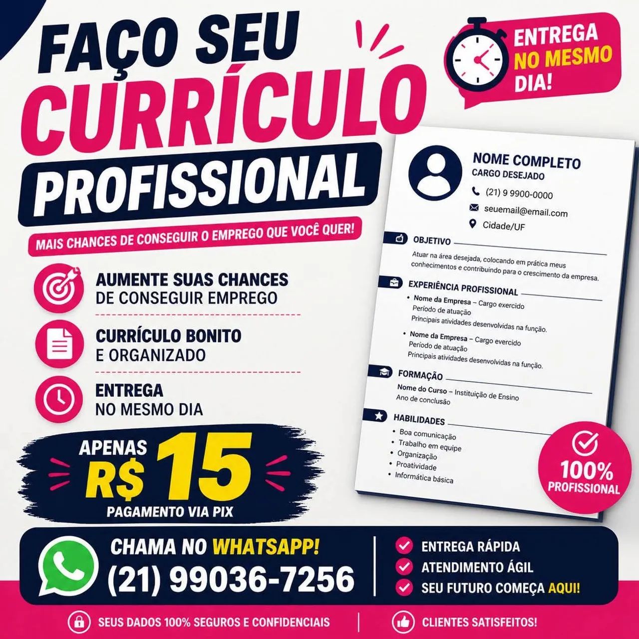 CURRÍCULO PROFISSIONAL