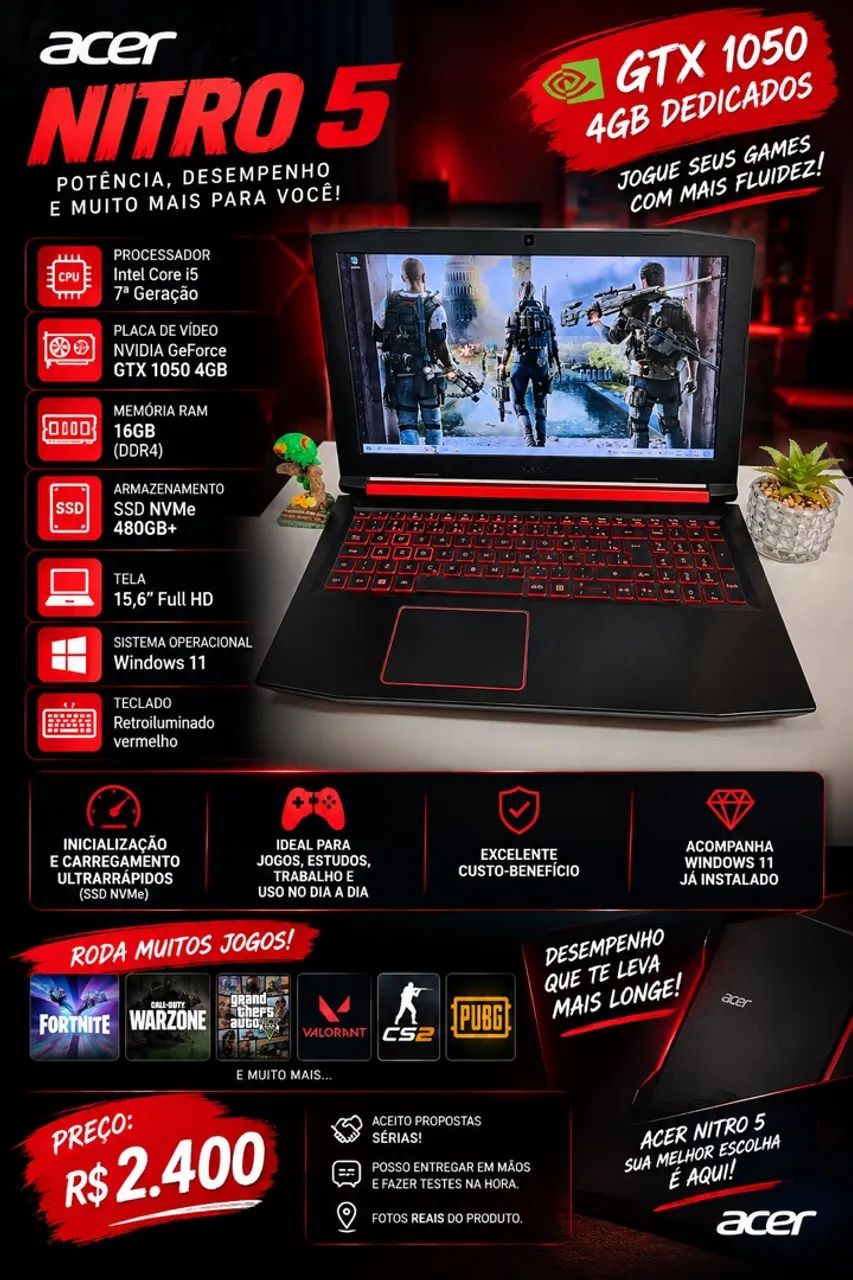 Notebook Gamer 