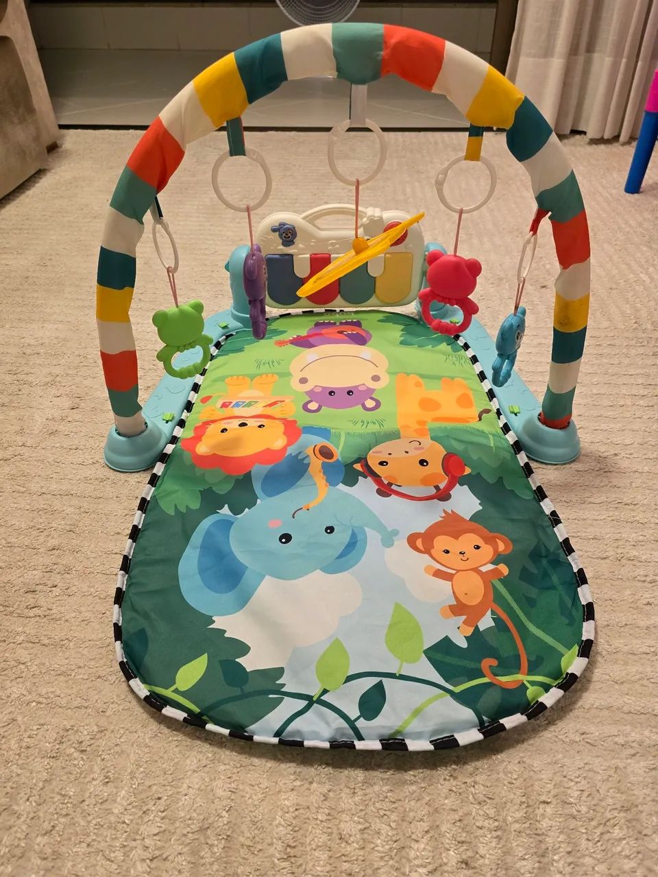Ginásio de atividades com piano Safari Buba - Foto 4