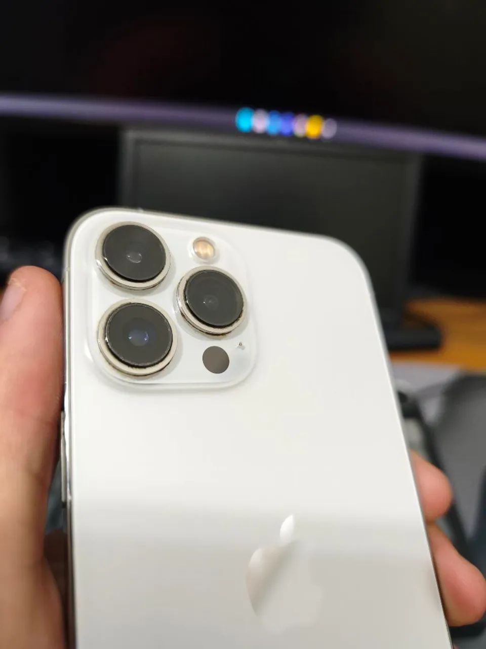 iPhone 13 Pro Max Branco 128gb - Foto 2