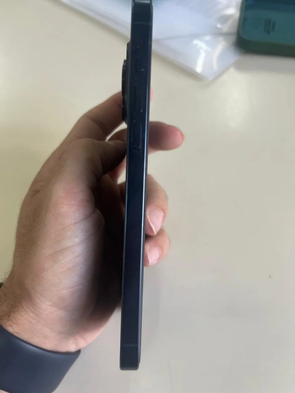 iPhone 15 pro max azul titânio  - Foto 4