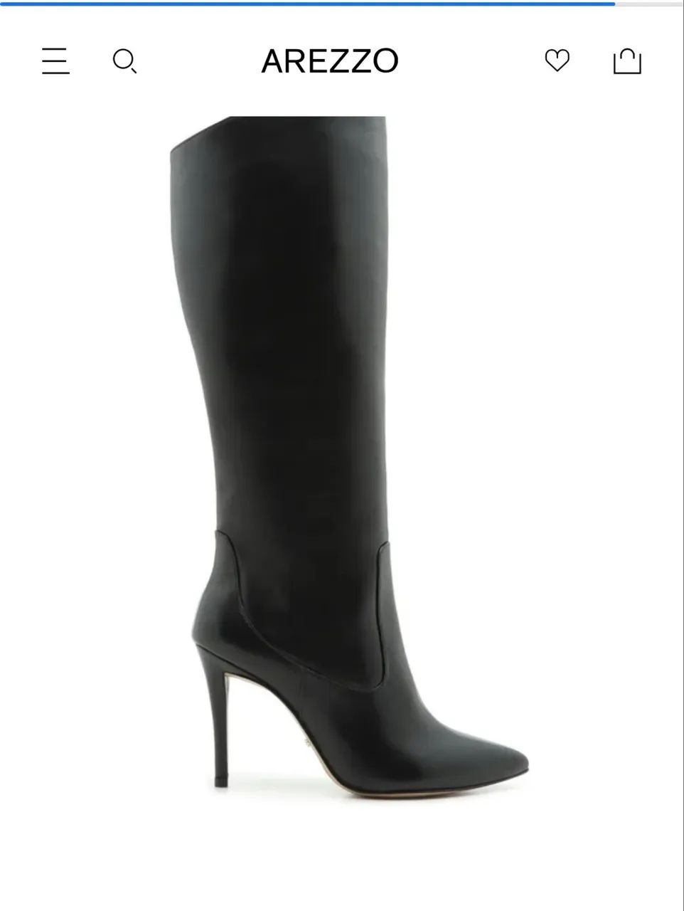 Bota Couro Arezzo - Tam 36