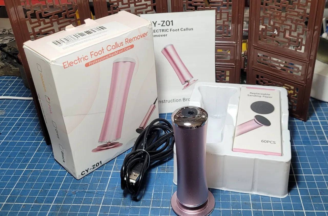 REMOVEDOR ELÉTRICO DE CALOS COM LIXAS DESCARTÁVEIS JÁ NO BRASIL  - Foto 2