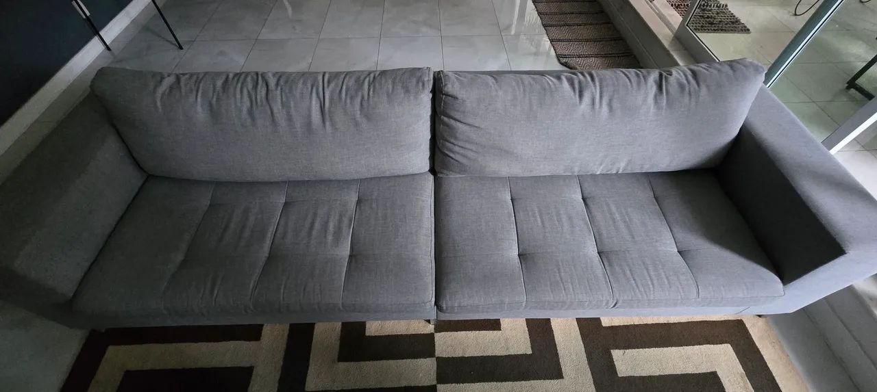 Sofá cinza de 5 lugares do Casa Shopping  - Foto 3