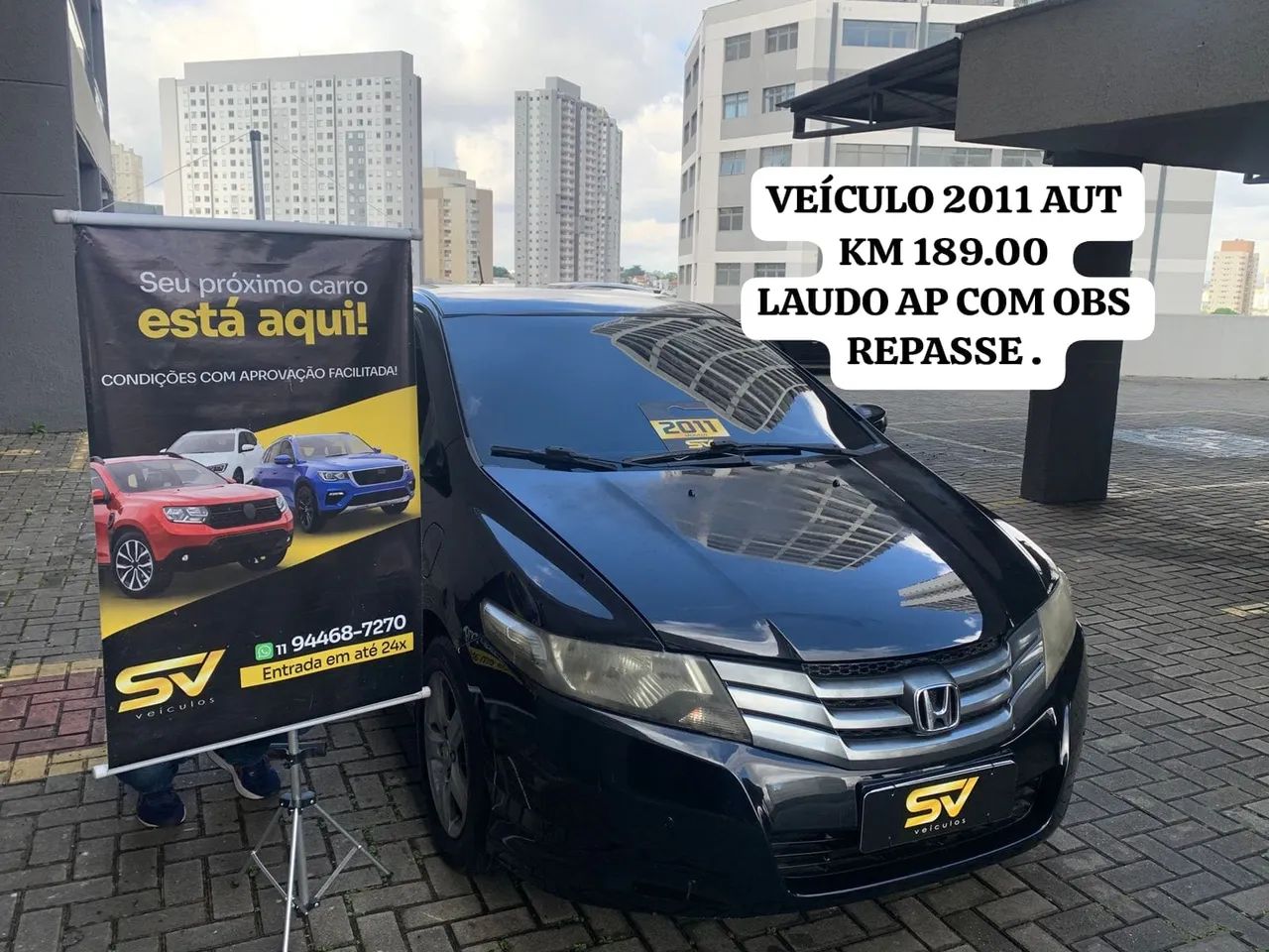 Honda City CITY Sedan LX 1.5 Flex 16V 4p Aut. 2011