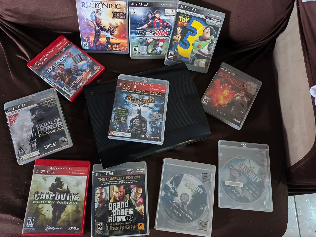 PS3 com 11 jogos - Foto 2
