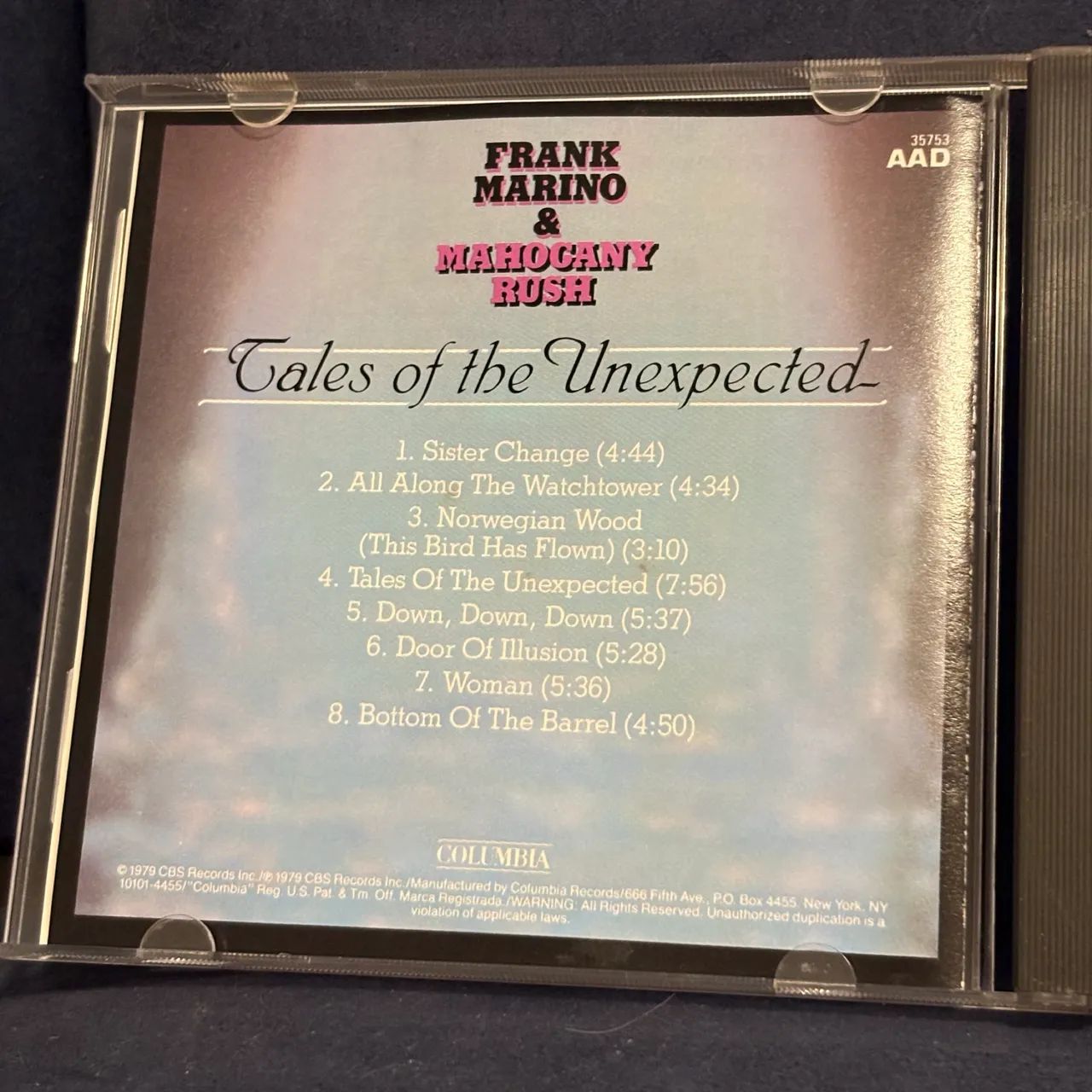 CD Frank Marino & Mahogany Hush - Tales of the unexpected - Foto 3