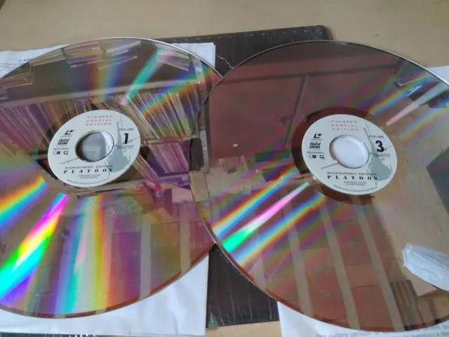 Platoon Laserdisc Filme Clássico Duplo - Foto 4