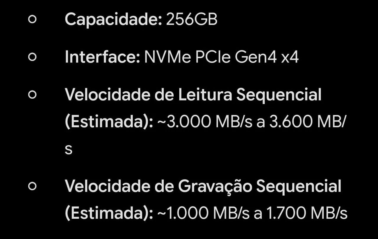 SSD NVME 256GB - Foto 2