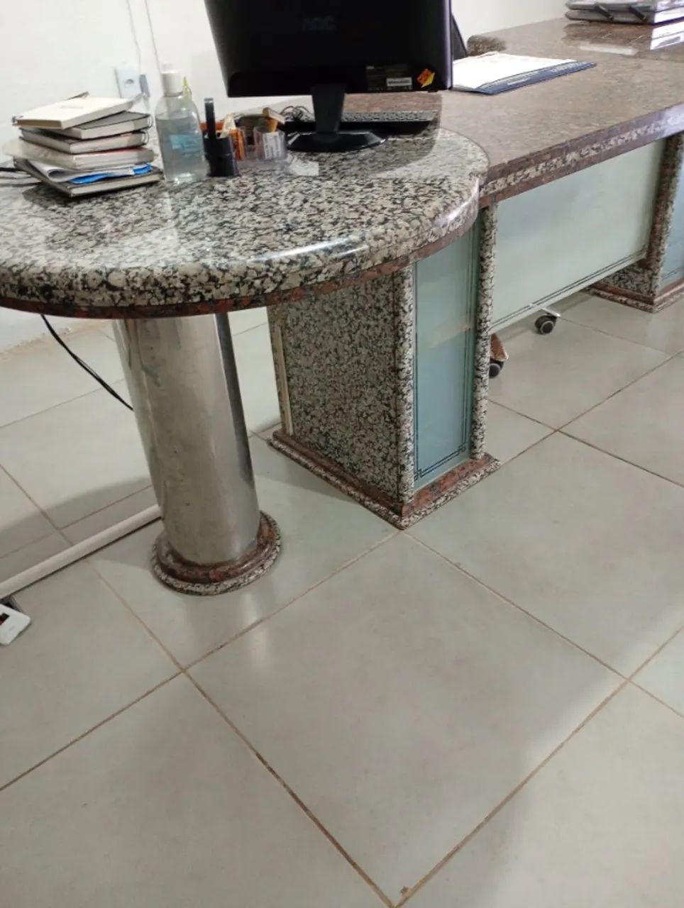mesa de marmore retangular - Foto 3