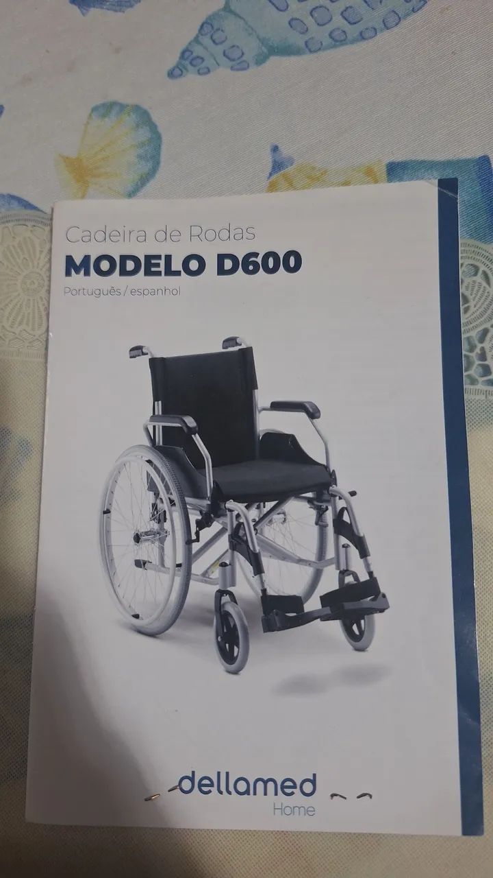 Cadeira de roda de alumínio  - Foto 4