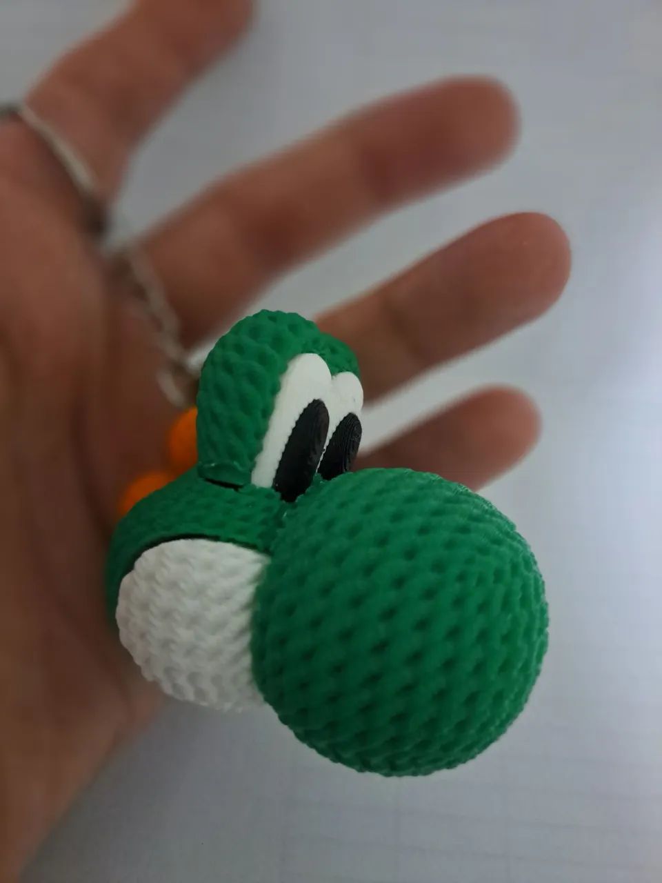 Chaveiro inspirado Yoshi impressão 3D  - Foto 4