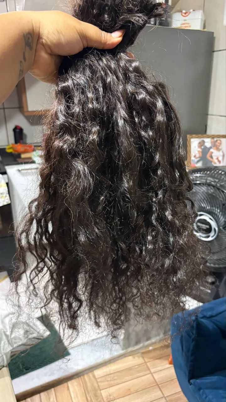 Vendo cabelo humano cacheado - Foto 3