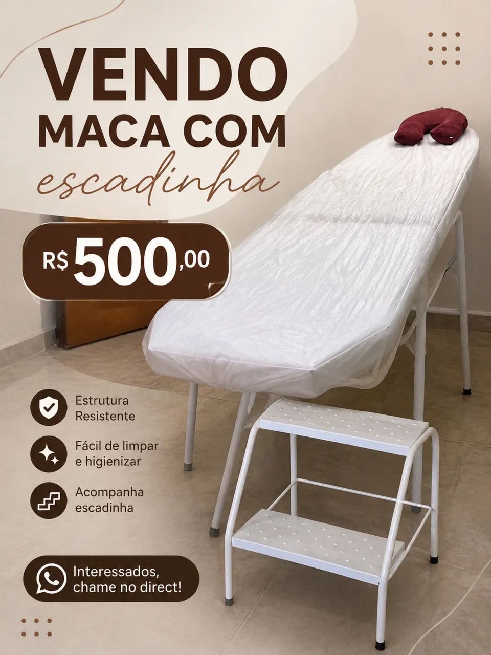 Vendo maca com escadinha 